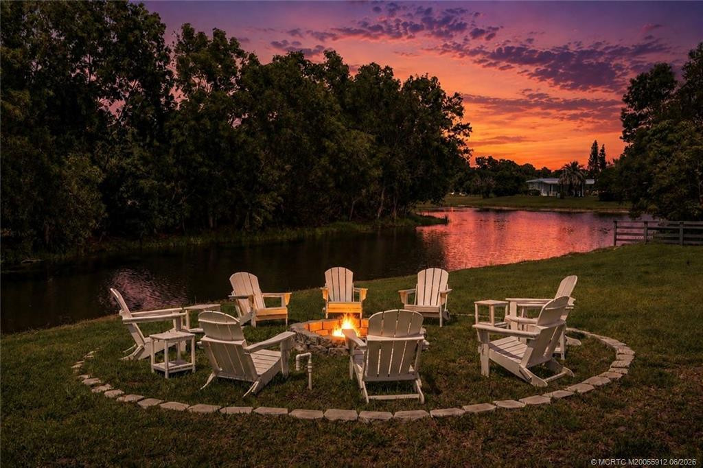Dreamy Views of the Lake from Firepit