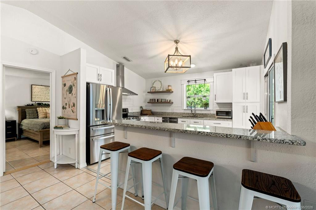 Kitchen From Living Room
