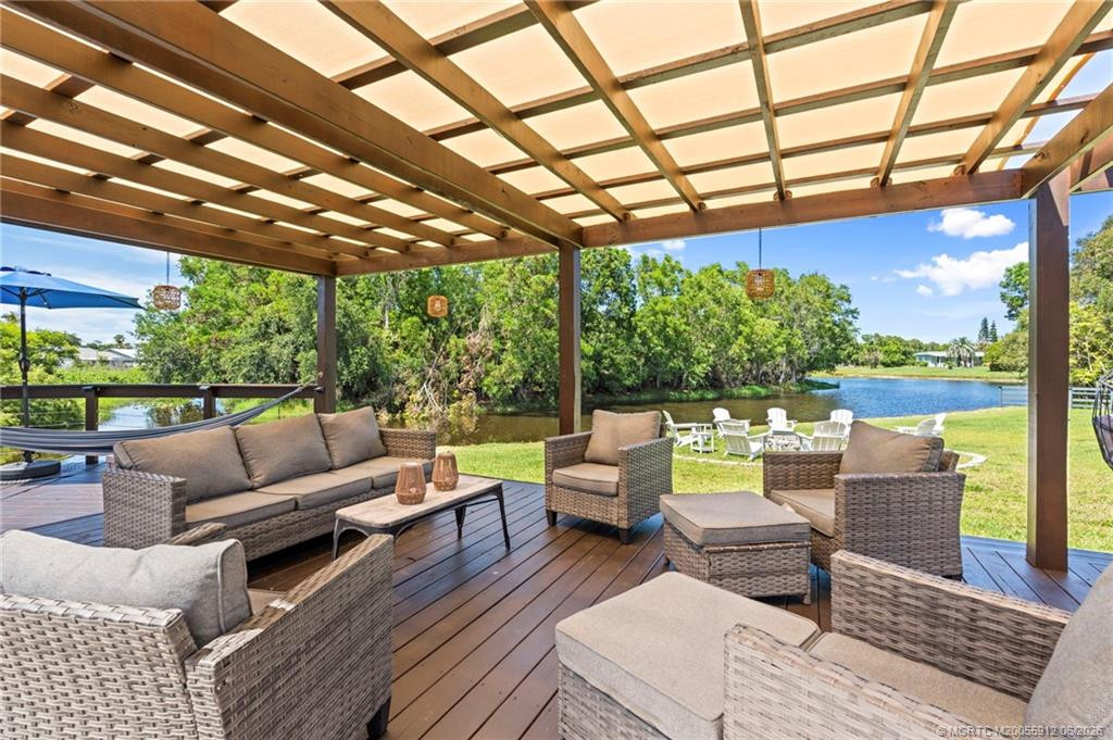 Covered Seating Area