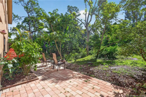 Newer paver walkway