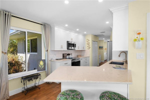 View from Family Room to Kitchen
