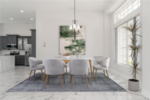 virtual staging dining room