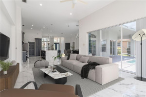 virtual staging family room