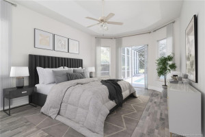 virtual staging primary bedroom