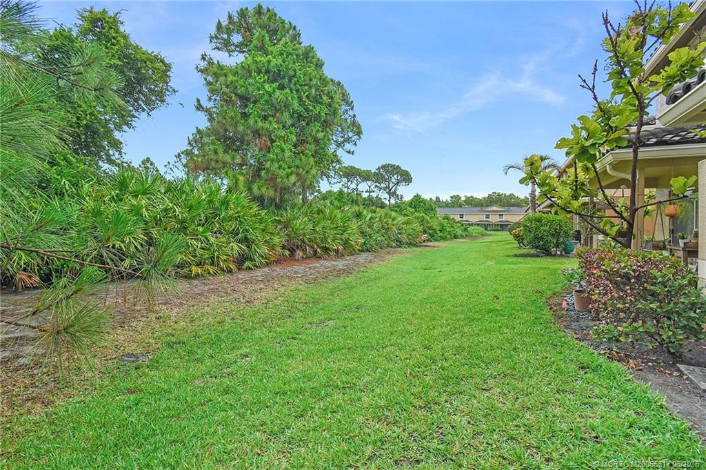 View from rear porch at 3010 SE Lexington Lakes Drive, Stuart