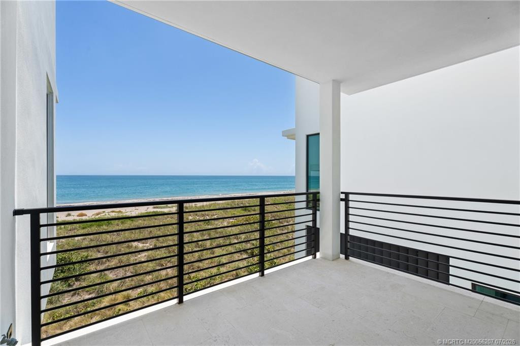 Patio upper level off main living