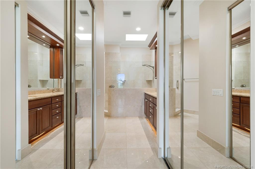 His and hers closets