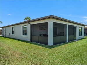 Screened Covered Rear Patio
