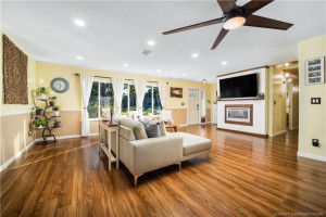 Electric Fireplace. Impact windows