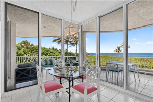 Imagine sipping coffee and catching up on the headlines with the ocean as your backdrop