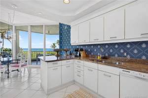 Loads of cabinet and counter space make this a most functional kitchen