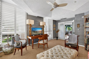 Bedroom 3 with plantation shutters