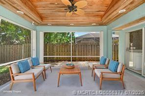 Lanai Virtually Staged