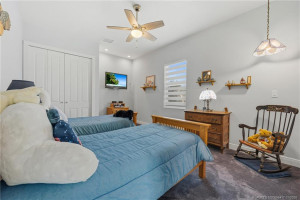 Third bedroom with large closet.
