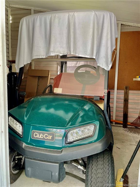 Golf cart included in the sale