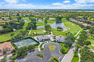Community tennis courts and golf