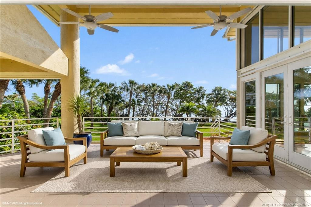 Patio seating using AI