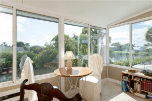 Meditate in this sunny & cheerful room with a fantastic water view