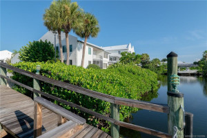 Dock walkway is just a few steps away from the condo