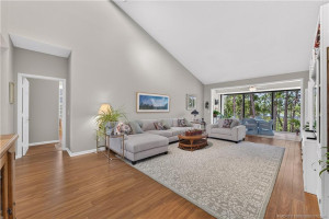 Living Room with high vaulted Ceilings