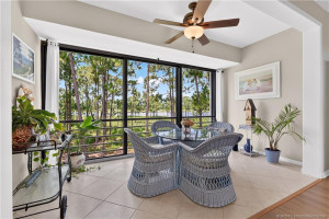 Florida Room with Mile Lake & Golf View
