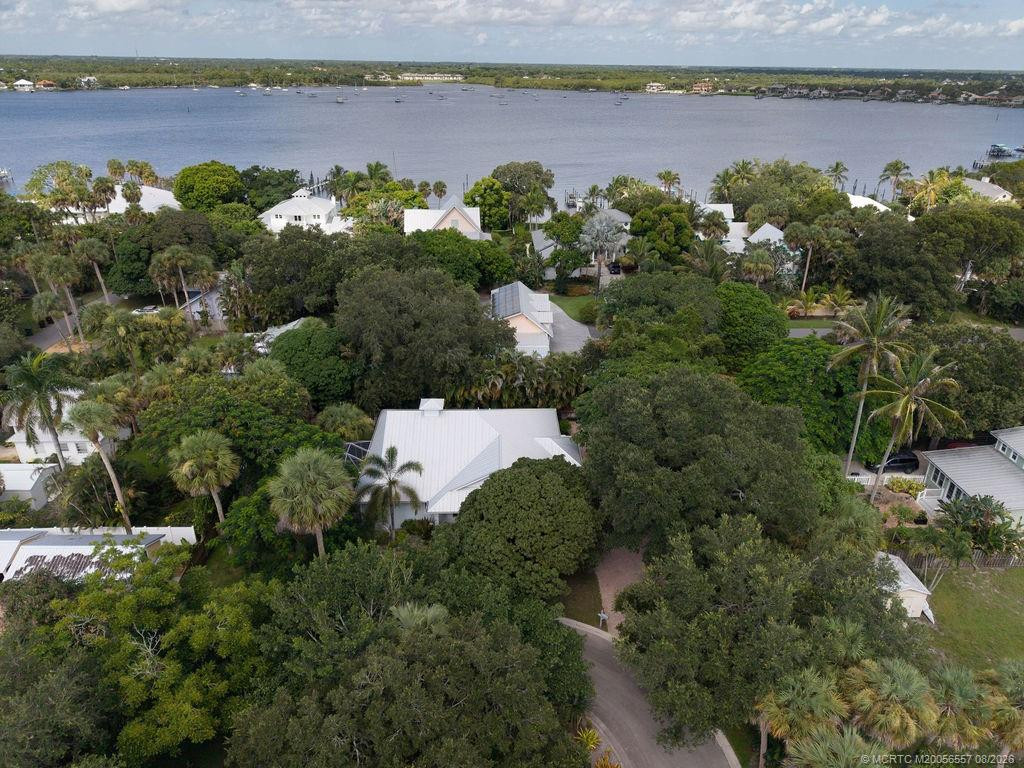 With St. Lucie River in the background