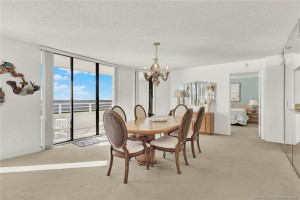 Out the sliding doors the expansive view of the river!