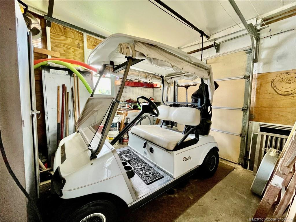 Golf cart included.
