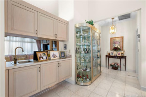 Wet bar in den
