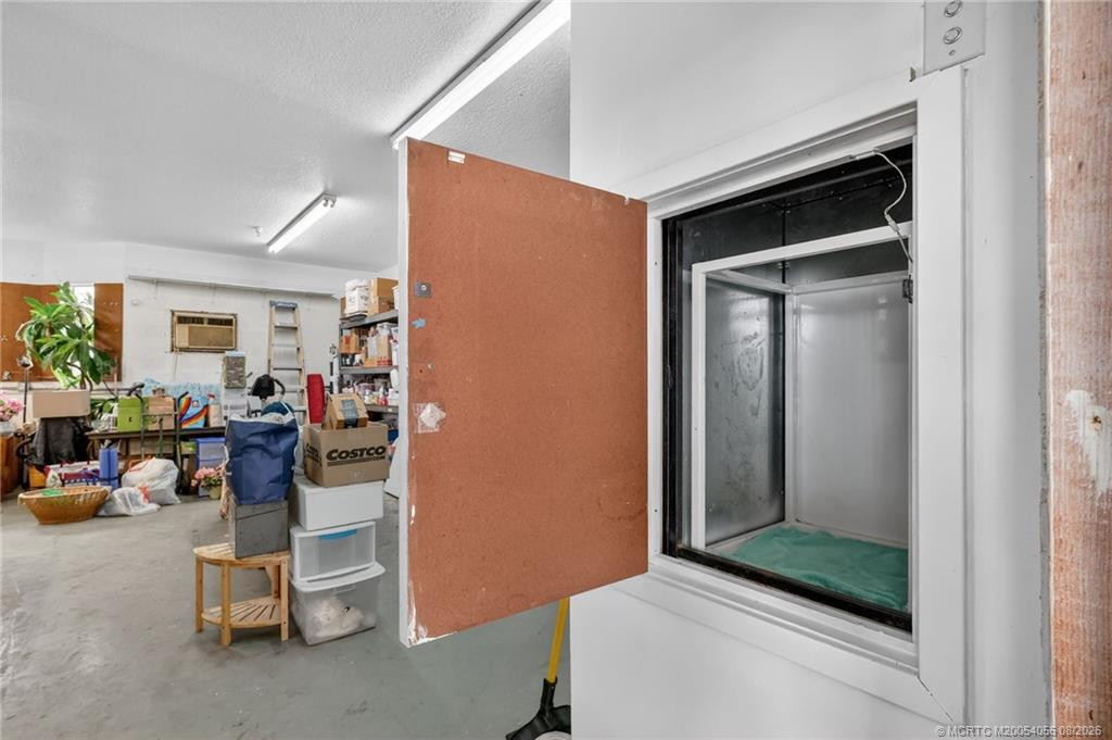 Dumb waiter in garage to 2nd floor