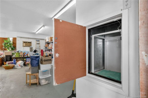 Dumb waiter in garage to 2nd floor