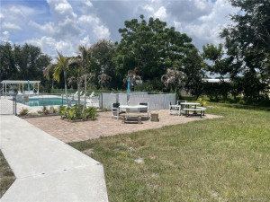 Community pool and picnic area