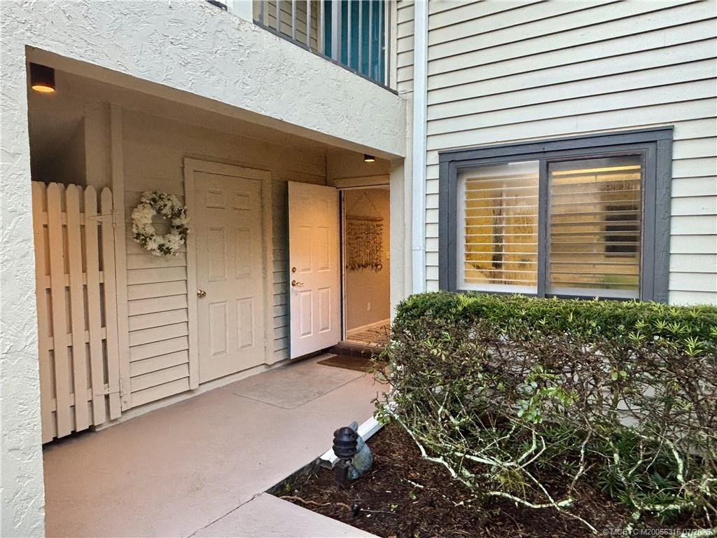Exterior Entrance at 5152 SE Club Way 104, Stuart