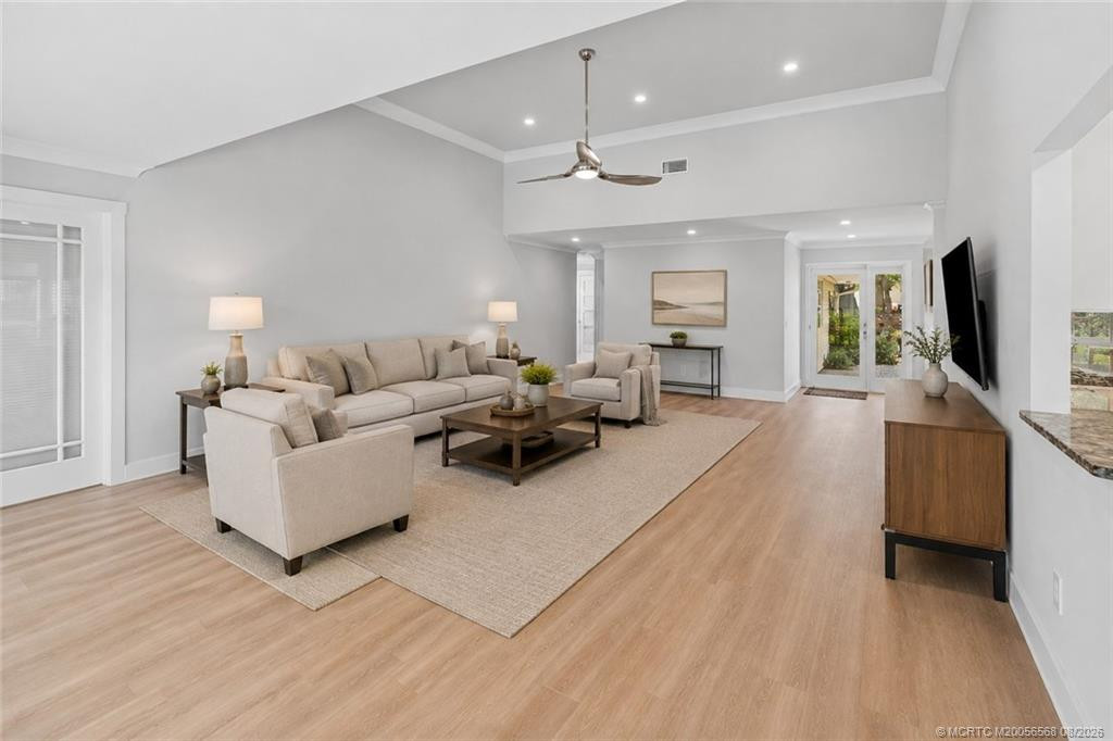 Living Room Virtually staged
