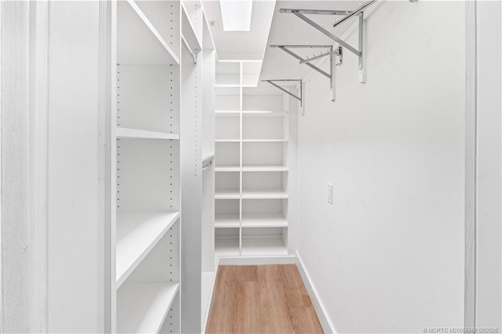 Guest room walk in closet
