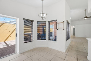 Dining area off the kitchen
