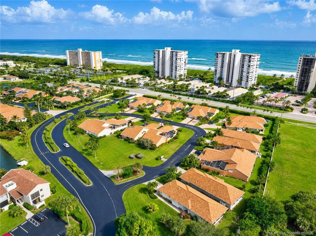 The Sands on Hutchinson Island with beach access across from the community.
