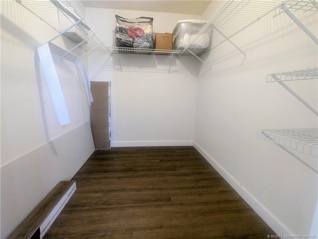 Large walk in closet