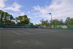 Tennis and pickleball courts are lighted