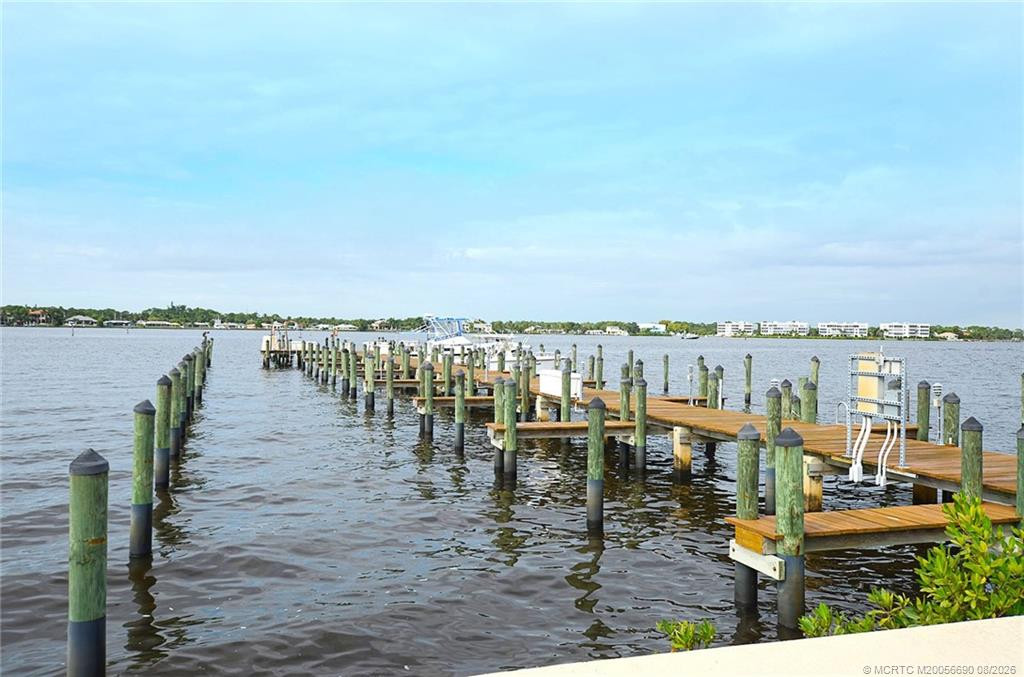 North side docks on the River