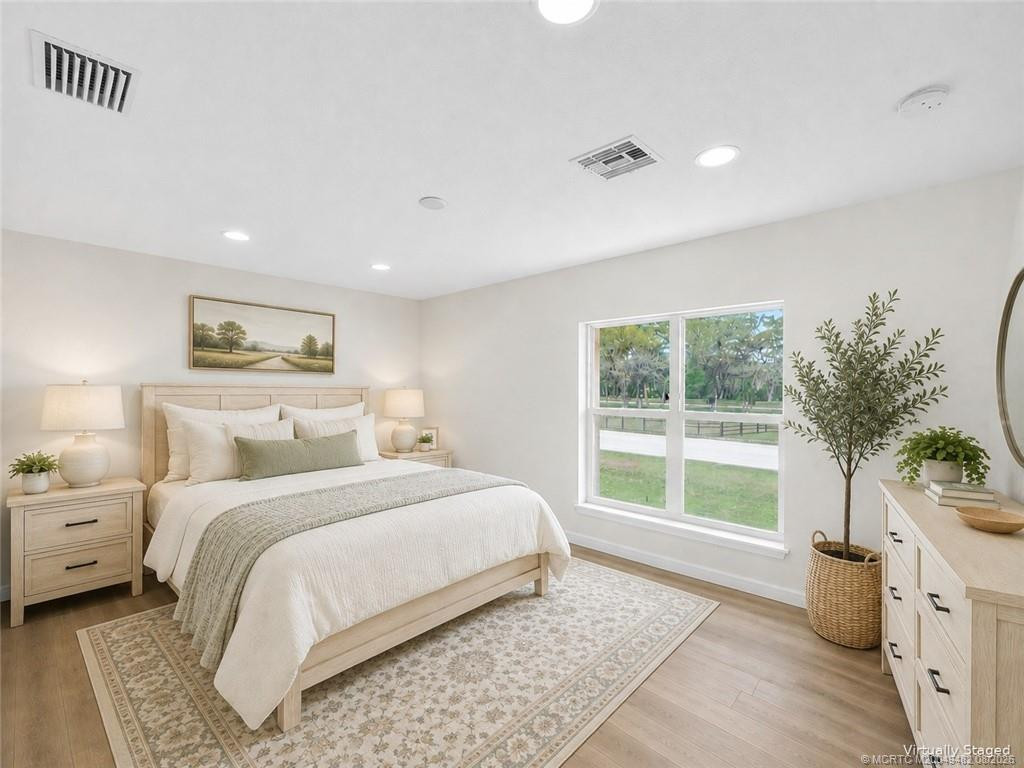 Virtually staged upstairs guest