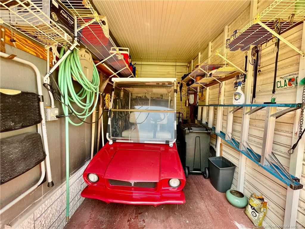 Ford Mustang style golf cart included with acceptable offer