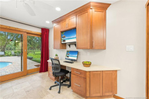 Kitchen work area.