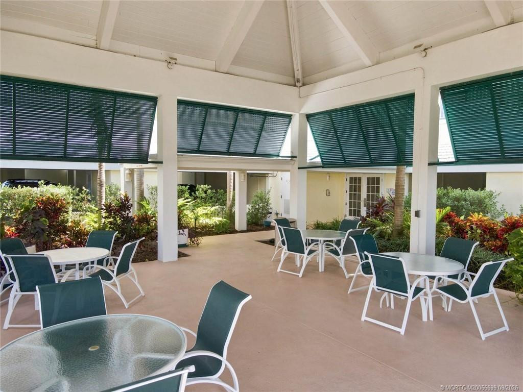 Love this setting during afternoon summer showers to enjoy the rainfall and keep reading your favorite book!