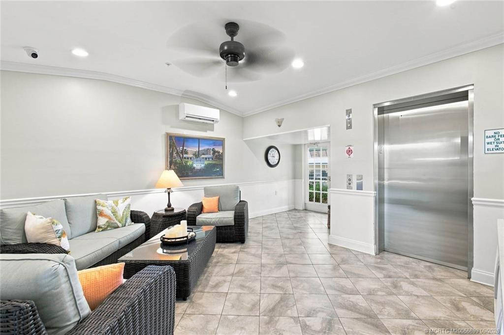 Enter thru lobby from either garage or walkway! Elevator coded for security.