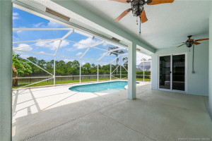 Patio under roof