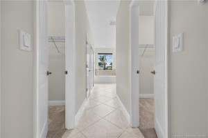 Two Walkin Closets between Master Bedroom and Bathroom