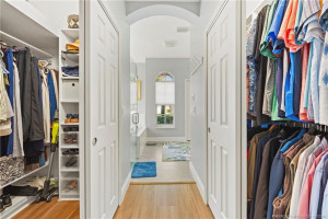 His and Hers closets