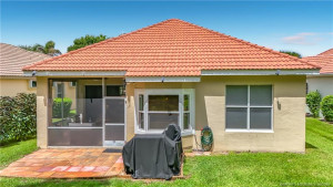 THE REAR OF THE HOME. PAVER EXTRA PATIO TO ENJOY .