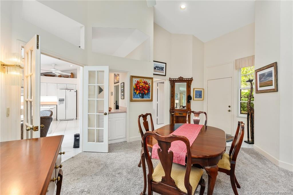 Dining-Living Room at 2201 NW Seagrass Drive, Palm City